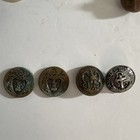 Lot Of 75 Vintage Antique Buttons - Wood  Celluloid  Brass  Military  Navy
