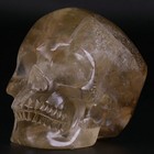 3 0  Quartz Citrine Crystal Carved Crystal Skull  Realistic  Crystal Healing