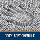 Bathroom Rugs Sets 3 Piece  Soft Absorbent Chenille Bath Mats And U-shaped Conto