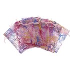 3x4 4x6 5x7in Coralline Organza Gift Bags Wedding Party Jewelry Candy Pouch Pink