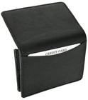 Marshal   Rfid Blocking Mens Leather Expandable Business Card Case Wallet