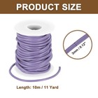 11yard Round Leather Cord For Jewelry Making 3mm Leather String Purple