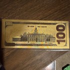 United States President 100 Gold Bill Dollar Bill