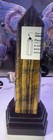 Tiger Eye Polished Yellow   Brown Banded Crystal Obelisk Point Tower On Stand