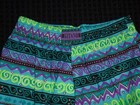 Vtg 80s 90s Gitano Hammer Parachute Pants Turquoise Purple Cotton Sz M
