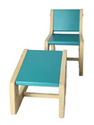 Kidkraft Lot Of Chairs Lamp Stools  Wooden Doll Furniture  For 11-12  Dolls