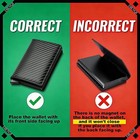 Men s Rfid Blocking Leather Credit Card Id Holder Wallet Slim Money Clip Purse