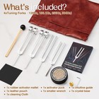 Sound Healing Tuning Fork Set - Tuning Forks For Chakra Alignment   Stress Re   