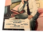Vintage 8x10 Original Lobby Card Giant Rock Hudson Elizabeth Taylor 1956