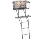 16 5 Feet Tall 2 Man Tree Stand Outdoor Hunting Blind Deer Wrap Handle Ladder