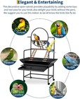 Bird Play Stand metal Parrot Playground With Perches And Ladders for Parakeet