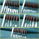 37 Pcs Palette Knife Set Pallet Knife Set Stainless Steel Paint Spatula Tools   