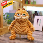 11 8 Inch Ugly Cat Plush Cute Toy-deeply Loved By Kid Yellow Fat    