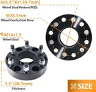 4 1 5 Inch 6x5 5  Wheel Spacers For Chevy Silverado Gmc Sierra 1500 Yukon Tahoe