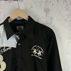 La Martina Button Up Shirt Vintage Argentina Buenos Aires Men   s Long Sleeve