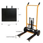 Apollolift 440lbs Foot Operated Mini Manual Platform Stacker With Steel Platform
