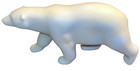 Vintage Composite Resin Polar Bear Figure Statue