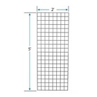 Set Of 4 Gridwall Panels 2  X 5  Grid Wall Display Black Panel Steel Powder Coat