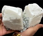 Connected Pair Of Feldspar Crystals With Schorl Tourmaline   Pakistan-2250 Grams