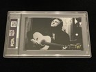 Johnny Cash Signed 3x5 Custom Cut Card Psa Slabbed Country Music Legend