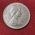 1969 Voyager Canadian Silver  1 Dollar Coin Canoe Queen Vintage Beautiful Shape