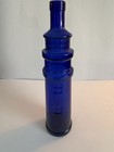 Cobalt Blue Glass Light House Bottle Seashore Nautical Theme 13   