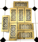 Reggio Register Co  Scroll Solid Brass Vent Grille Heat Register Floor Grate612b