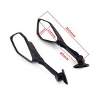 Left   Right Rearview Mirrors For Kawasaki Ninja Zx6r Zx636 2009-2023 Black
