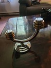 Gatco Chrome Brass Double Robe Hook     Wall Mount Towel Holder     Modern Design