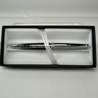 Sheaffer Taranis Black And Chrome Ballpoint Pen With Gift Box N2944451