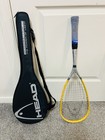Head Ti 170 Powerzone Titanium Squash 27       Racquet Yellow Silver W case
