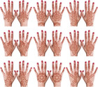Henna Tattoo Stencils Kit  18temporary Tattoo Stenci Indian Mehndi Designs For H