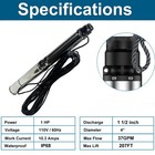 1hp 4  deep Well Submersible Pump 207  37gpm 110v Stainless Steel W  Control Box
