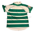 Joma Racing Santander 2007-08 Third Soccer Jersey Green White Hoops Lfp Vintage