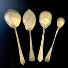 Sterling Silver Lot 4 Spoons 83g Towle Rogers Alvin M  b  Vintage  Antique
