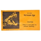 12 Rattlesnake Eggs Prank Envelopes - Magic Joke Trick Gag Gift Fun  1 Dozen 