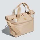 Adidas Originals Beige Logo Puffer Shopper Tote Crossbody Shoulder Bag New