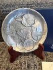 Vtg Wendell August Forge Hummingbird Coaster Plate Hand Hammered Aluminum Nib