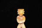 Old Chinese Sanxingdui Culture Old Jade Carved Fengshui People Statue Pendant