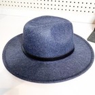 Wide Brim Fedora Belt Men Women Vintage Hats