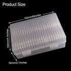 50x Coin Holder Capsules Case 40 6mm Clear For 1 Oz Silver Dollar W  Storage Box