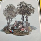 New Pewter Ho Scale Mini Scenes Woodland Scenics Lot Vtg 1980