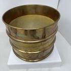 Vintage Brass Stackable Lab Sieves Set 3 Fisher Scientific Co Screen 40  100  80