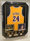 Kobe Bryant Led Exclusive Signed Championship Rings Framed Lakers Jersey Psa Coa