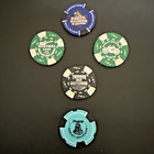 Harley-davidson Poker Chip Lot 8 Hd Museum Prairie Canada Kingwood Rock N Roll
