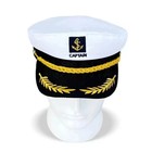Adult Yacht Captain Hat Adjustable For Men   Women Party Costume Accessories
