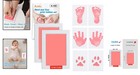 Diy Inkless Handprint footprint Keepsake Kit For Newborns   Pets - Pink