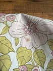 Springmaid Vintage 70s Double Size Fitted Bed Sheet Pink Green Floral Bedding