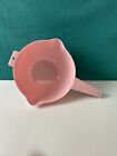 Tupperware Colander 2qt Double Pouring Spouts Pink Hole And Hook For Hanging    