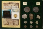 1725 Akerendam Shipwreck 12-piece Gold   Silver Coin Set - Gold Ducat Ngc Ms62